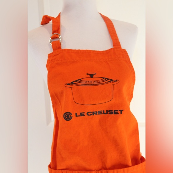 Le Creuset Vibrant Orange Cooking Apron - Picture 2 of 8